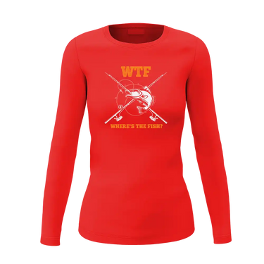 WTF Where's The Fish Women Long Sleeve Shirt